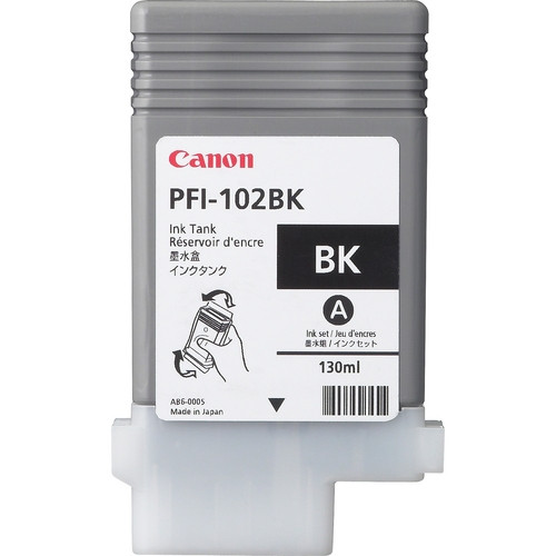 Canon PFI-102BK svart bläckpatron (original) 0895B001 018200 - 1