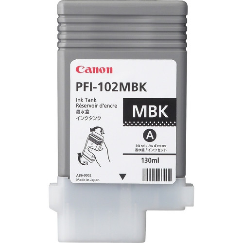 Canon PFI-102MBK mattsvart bläckpatron (original) 0894B001 018220 - 1