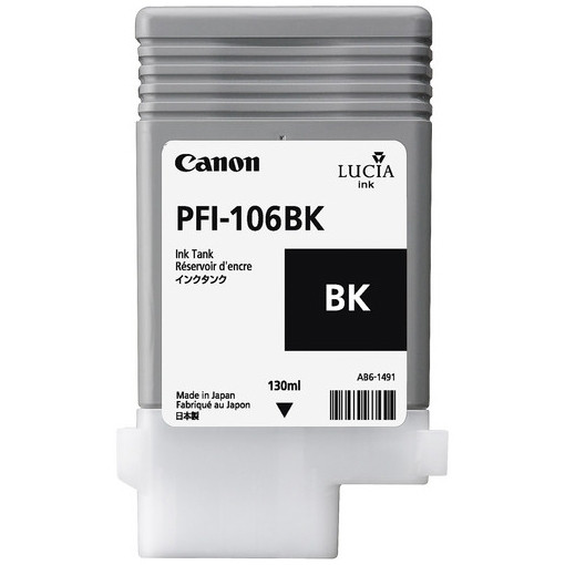 Canon PFI-106BK svart bläckpatron (original) 6621B001 018898 - 1
