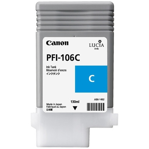 Canon PFI-106C cyan bläckpatron (original) 6622B001 018902 - 1