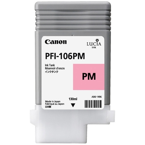 Canon PFI-106PM fotomagenta bläckpatron (original) 6626B001 018910 - 1