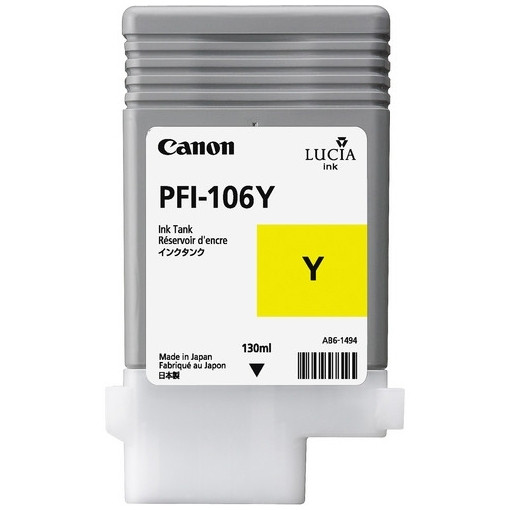 Canon PFI-106Y gul bläckpatron (original) 6624B001 018906 - 1