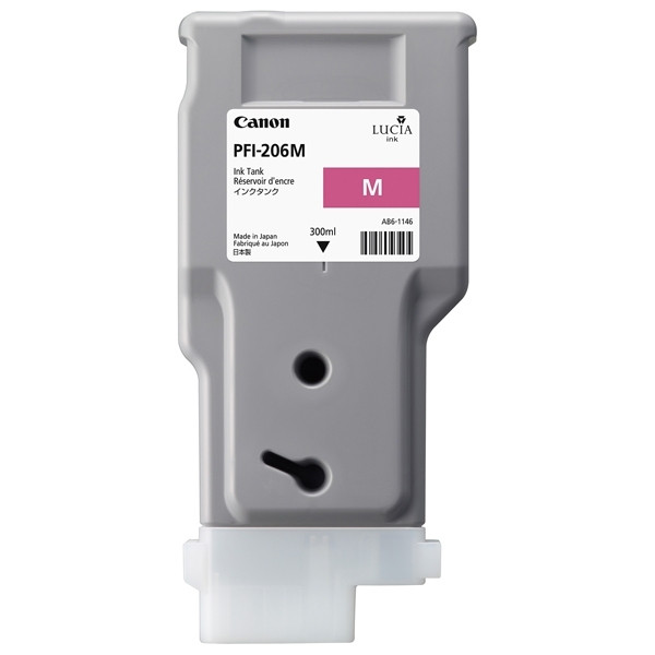 Canon PFI-206M magenta bläckpatron hög kapacitet (original) 5305B001 018928 - 1