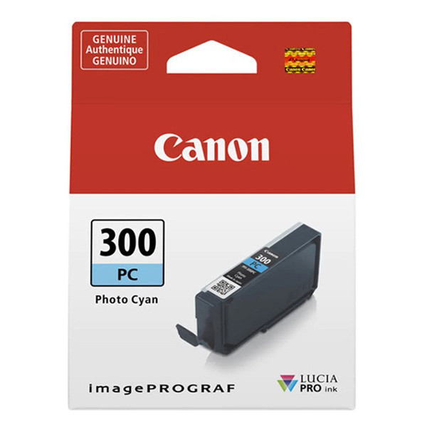 Canon PFI-300PC fotocyan bläckpatron (original) 4197C001 011712 - 1