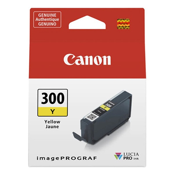Canon PFI-300Y gul bläckpatron (original) 4196C001 011710 - 1