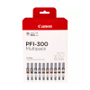 Canon PFI-300 MBK/PBK/C/M/Y/PC/PM/R/GY/CO bläckpatron 10-pack (original)