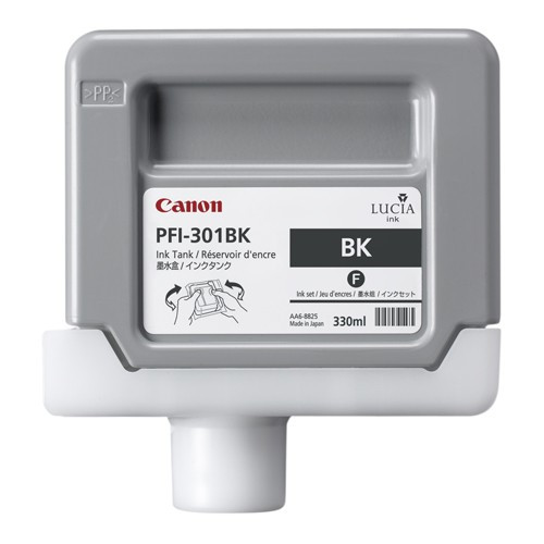 Canon PFI-301BK svart bläckpatron (original) 1486B001 018282 - 1