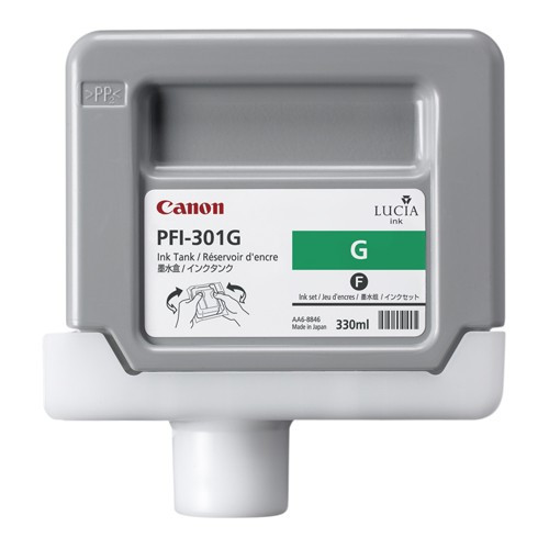 Canon PFI-301G grön bläckpatron (original) 1493B001 018296 - 1