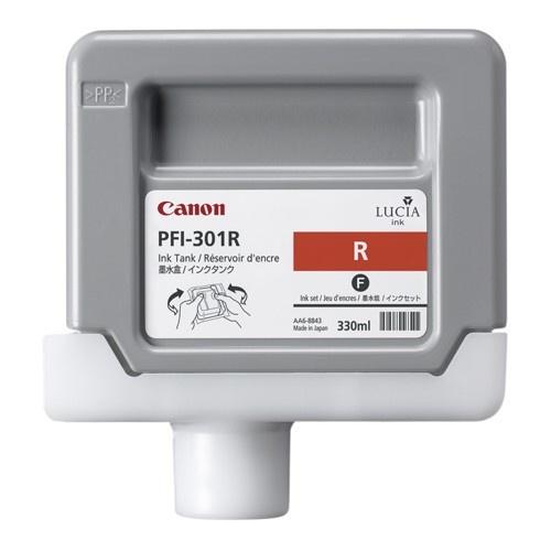 Canon PFI-301R röd bläckpatron (original) 1492B001 018294 - 1