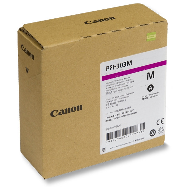 Canon PFI-303M magenta bläckpatron (original) 2960B001 018378 - 1