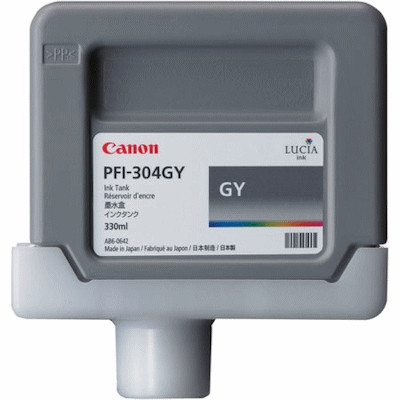 Canon PFI-304GY grå bläckpatron (original) 3858B005 018644 - 1