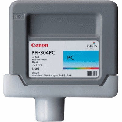 Canon PFI-304PC fotocyan bläckpatron (original) 3853B005 018634 - 1