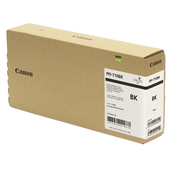 Canon PFI-710BK svart bläckpatron (original) 2354C001 010176 - 1