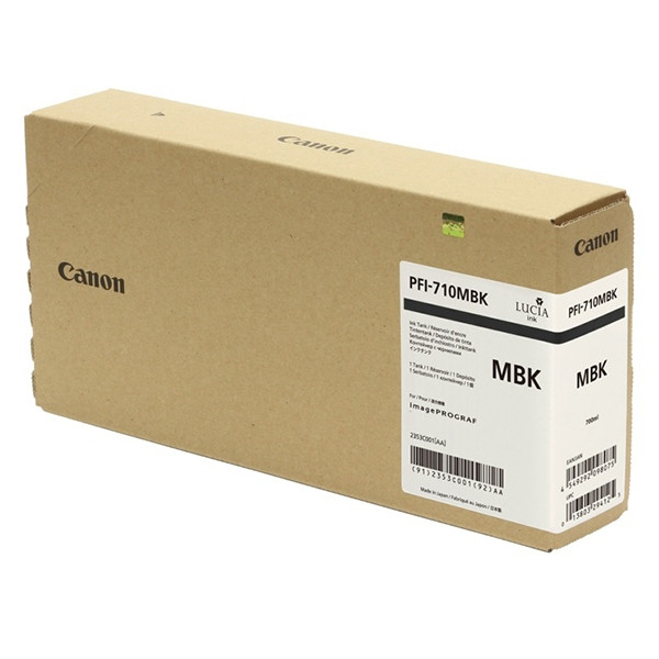 Canon PFI-710MBK mattsvart bläckpatron (original) 2353C001 010174 - 1