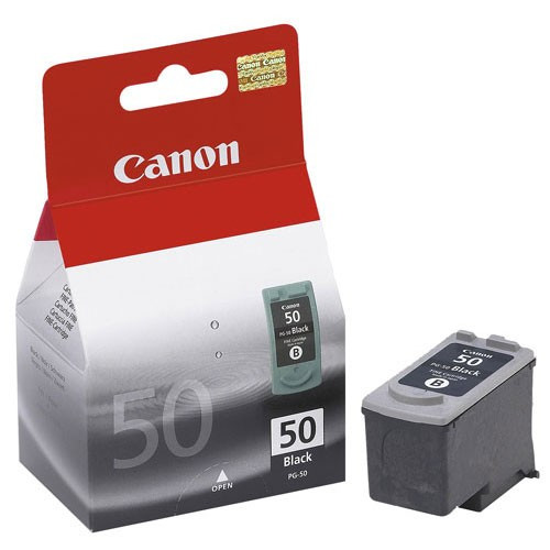 Canon PG-50 svart bläckpatron hög kapacitet (original) 0616B001 018100 - 1