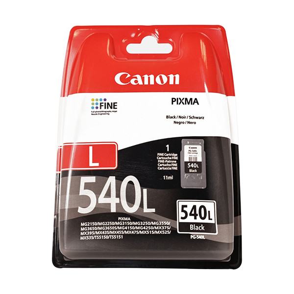 Canon PG-540L svart bläckpatron (original) 5224B001 5224B010 5224B011 018716 - 1