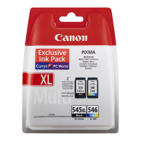 Canon PG-545XL | CL-546 svart + färg bläckpatron 2-pack (original) 8286B008 010192