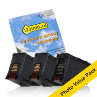 Canon PG-545 | CL-546 bläckpatroner + premium glansigt fotopapper (varumärket 123ink)