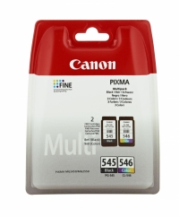 Canon PG-545 | CL-546 svart + färg bläckpatron 2-pack (original) 8287B005 8287B006 018976