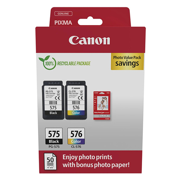 Canon PG-575 | CL-576 photo value pack (original) 132274 - 1