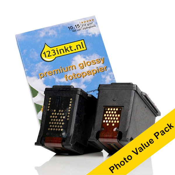 Canon PG-585 | CL-586 photo value pack (varumärket 123ink) 017677 - 1