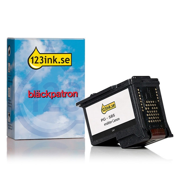 Canon PG-585 svart bläckpatron (varumärket 123ink) 017655 - 1