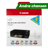 Canon PGI-29 C/M/Y/PC/PM/R bläckpatron 6-pack (original)⭐ 238549