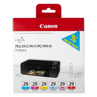 Canon PGI-29 C/M/Y/PC/PM/R bläckpatron 6-pack (original) 4873B005 018762