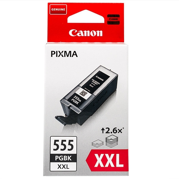 Canon PGI-555PGBK XXL svart bläckpatron extra hög kapacitet (original) 8049B001 018946 - 1