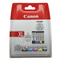 Canon PGI-570XL BK/CLI-571 BK/C/M/Y bläckpatron 5-pack (original) 0318C004 010190