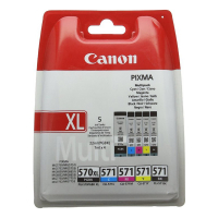 Canon PGI-570XL BK | CLI-571 BK/C/M/Y bläckpatron 5-pack (original) 0318C004 010190