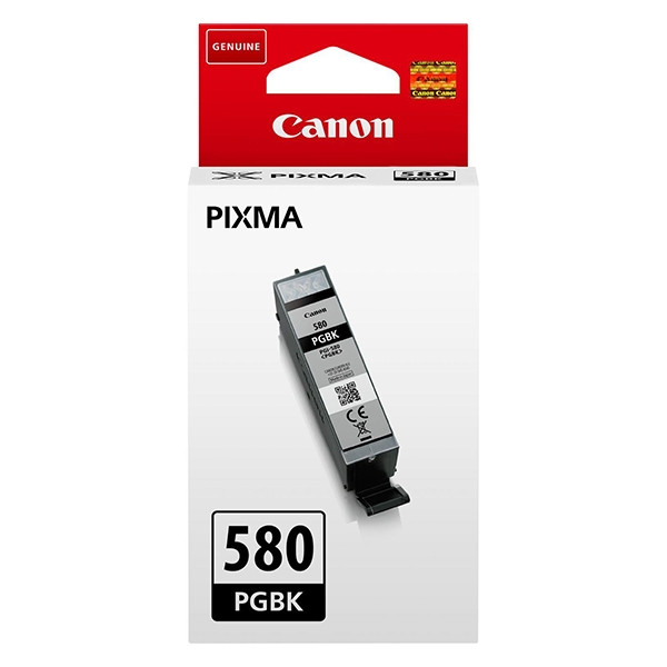 Canon PGI-580PGBK pigmentsvart bläckpatron (original) 2078C001 017438 - 1