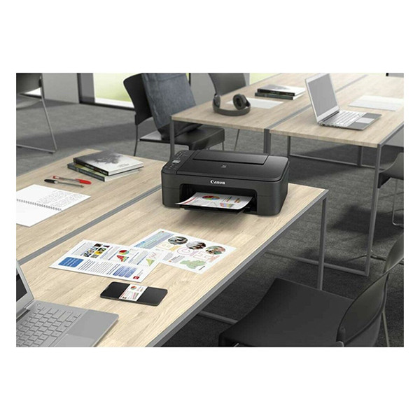 Canon Pixma TS3350 Allt-i-ett A4 bläckstråleskrivare med WiFi (3 i 1) svart [5,5kg✔️] 3771C006 819103 - 2