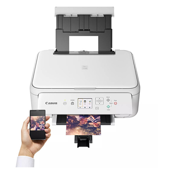 Canon Pixma TS5151 Allt-i-ett A4 bläckstråleskrivare med WiFi (3 i 1) vit [5,5kg✔️] 2228C026 818981 - 4