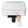 Canon Pixma TS5151 Allt-i-ett A4 bläckstråleskrivare med WiFi (3 i 1) vit [5,5kg✔️] 2228C026 818981 - 5