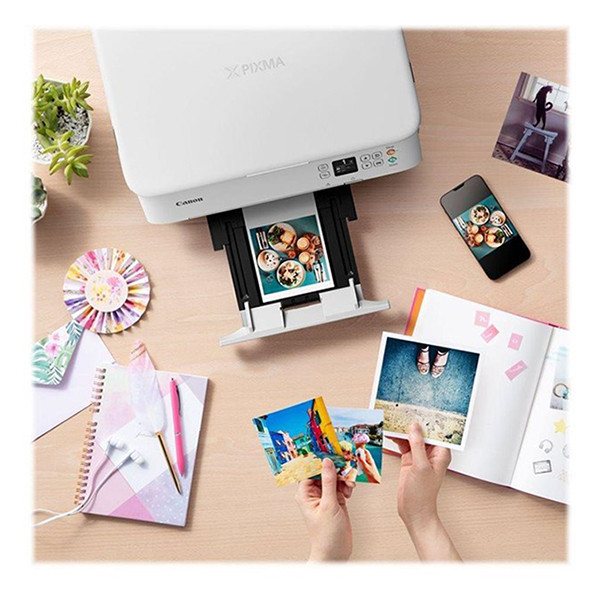 Canon Pixma TS5351a Allt-i-ett A4-bläckstråleskrivare med WiFi (3 i 1) vit [8kg✔️] 3773C026 3773C126 819107 - 5