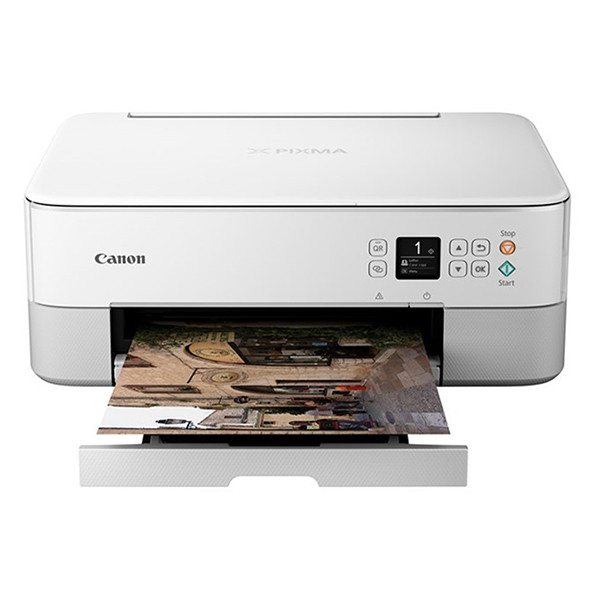 Canon Pixma TS5351a Allt-i-ett A4-bläckstråleskrivare med WiFi (3 i 1) vit [8kg✔️] 3773C026 3773C126 819107 - 6