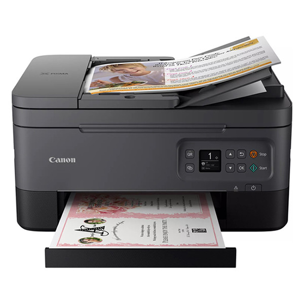 Canon Pixma TS7450i Allt-i-ett A4 bläckstråleskrivare med WiFi (3 i 1) | svart [10kg✔️] 5449C006 819281 - 2