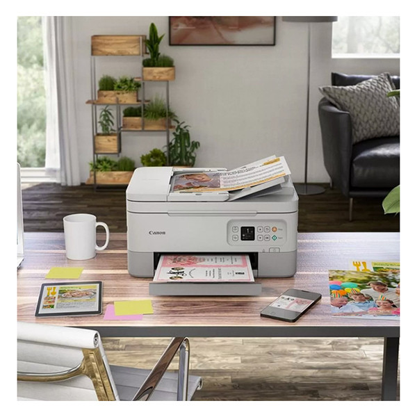 Canon Pixma TS7451i Allt-i-ett A4 bläckstråleskrivare med WiFi (3 i 1) | vit [11kg] 5449C026 819282 - 9