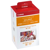 Canon RP-108 bläckpatroner + fotopapper i vykortsstorlek (original) 8568B001 010150
