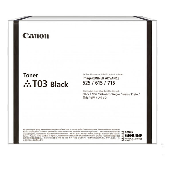 Canon T03 svart toner (original) 2725C001 070074 - 1