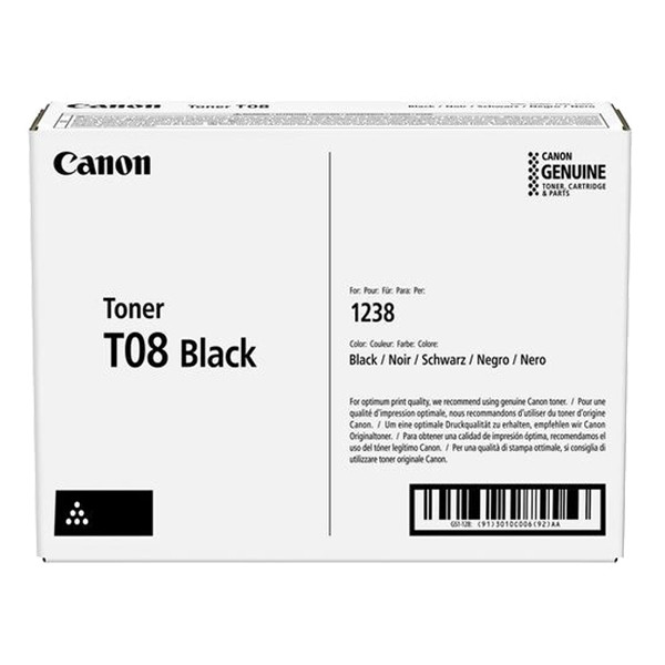 Canon T08 svart toner (original) 3010C006 017584 - 1