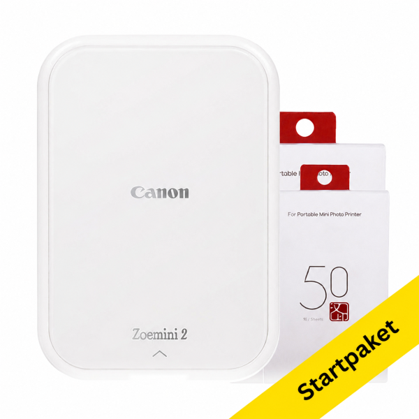 Canon Zoemini 2 mobil fotoskrivare (pärlvit) | Startpaket 819357 - 1