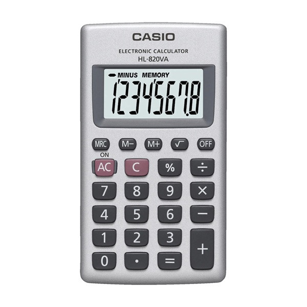 Miniräknare | Casio HL-820VA 502342 - 1