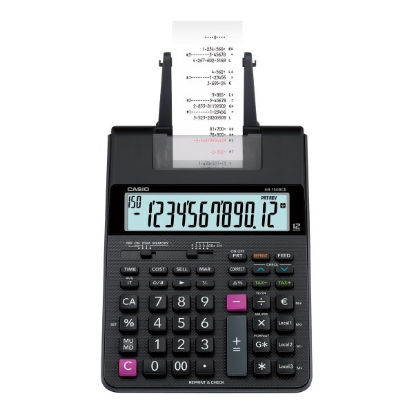 Remsräknare | Casio HR-150RCE 502345 - 1
