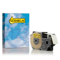 Casio XR-18YW | svart text - gul märkband | 18mm (varumärket 123ink) 056365