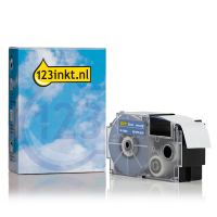 Casio XR-24ABU | vit text - blå märkband | 24mm (varumärket 123ink) 056393