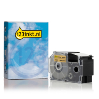 Casio XR-24GD | svart text - guld märkband | 24mm (varumärket 123ink) 056387