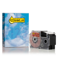 Casio XR-24RD | svart text - röd märkband | 24mm (varumärket 123ink) 056383