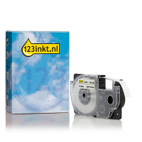 Casio XR-9GWE | svart text - vit märkband | 9mm (varumärket 123ink) 056405